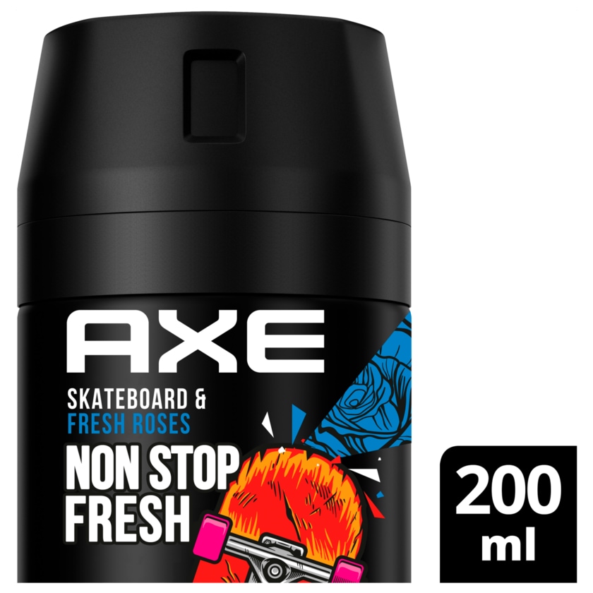 Axe Deospray Skateboard & Fresh Rose ohne Aluminium 150ml